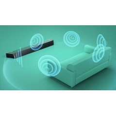 Philips TAB7807 31-Channel Soundbar System - Powerful, Sleek Black Design for Immersive Audio Experience